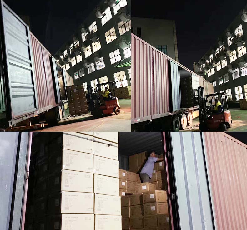 豪门国际科技双肩包厂家大货柜出货，太壮观了