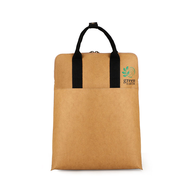 复古牛皮纸手提背包,双肩包代工厂,广东背包厂家