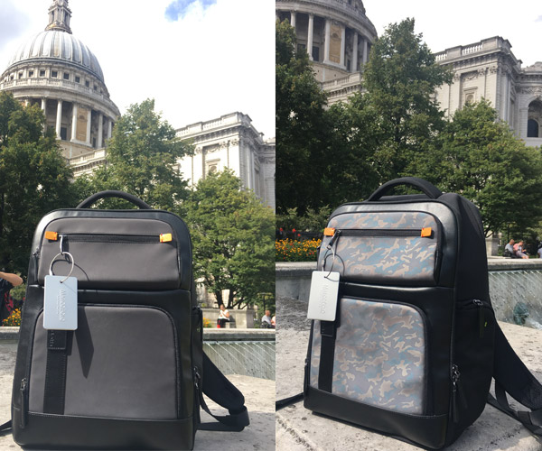 一款可以变色的电脑双肩背包